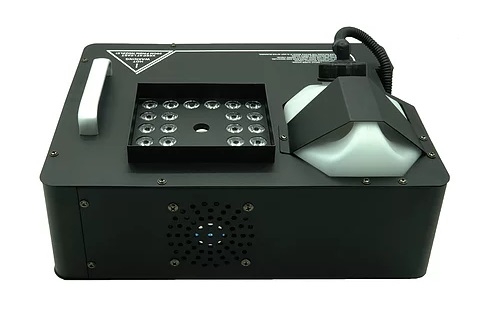 ESTRADA PRO FM 1500DMX Генератор спецэффектов,дым машина мощностью 1500 Вт с вертикальным выбросом и мощной светодиодной подсветкой, управление DMX.