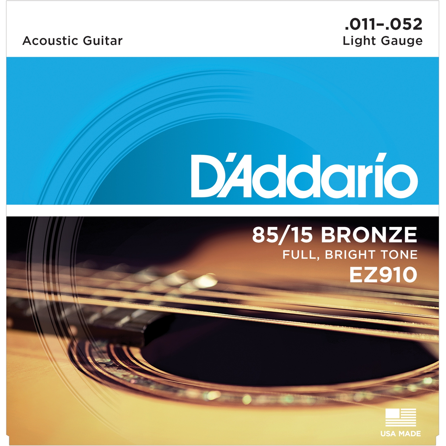 D'ADDARIO EZ910 -    ,  85/15, Light 11-52