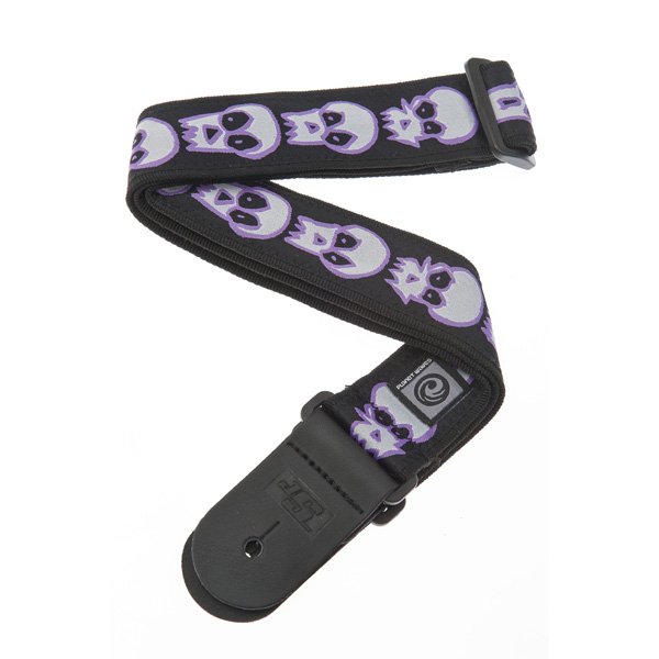 PLANET WAVES 50JS07 - гитарный ремень, тканый, для эл.гитар (черепа) PLANET WAVES 50JS07 - гитарный ремень, тканый, для эл.гитар (черепа)