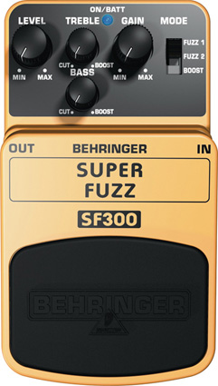 BEHRINGER SF300 - 3-режимная педаль эффектов фуза