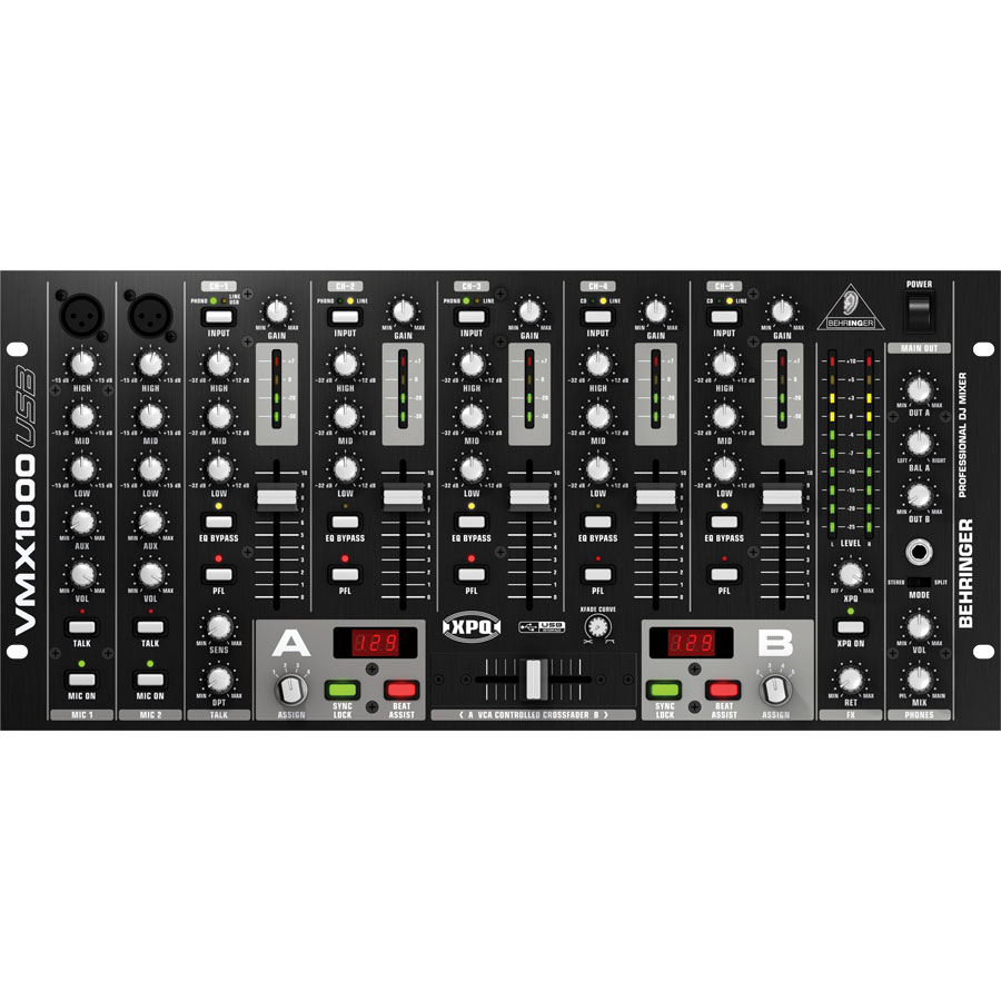 BEHRINGER VMX1000USB -   DJ, 7-, USB-, , , ..