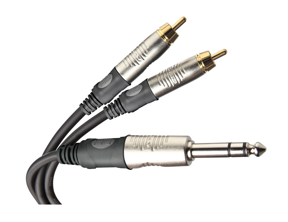DIE HARD DHT530 - проф. аудио кабель, стерео джек <-> 2х RCA, длина 1.8 м