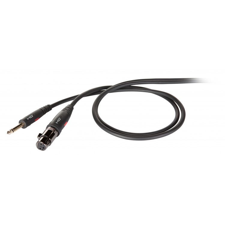 DIE HARD DHG200LU3 - проф. микрофонный кабель, 6,3 джек моно <-> XLR (мама), длина - 3м