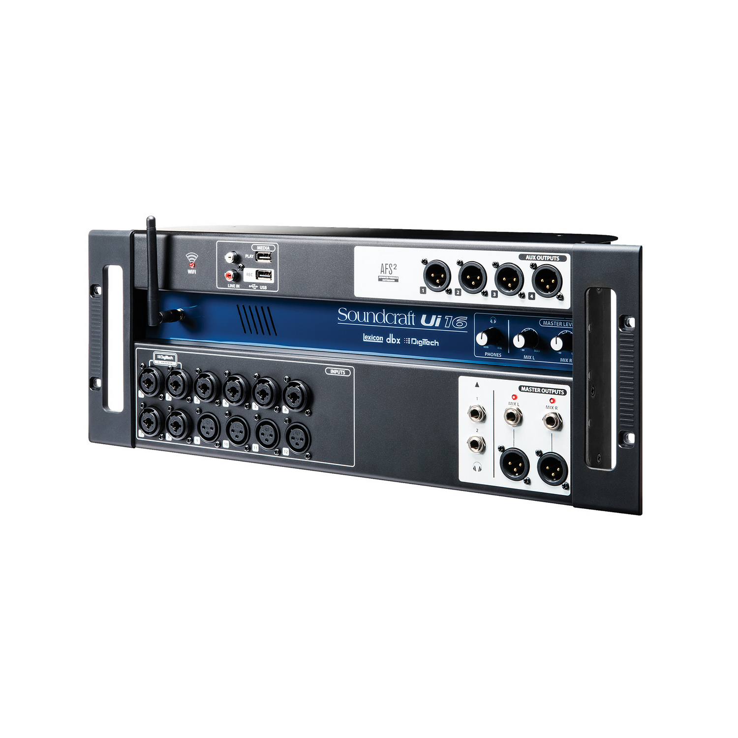 SOUNDCRAFT Ui-16 -  , 8 comboXLR  mic/line, 4 XLR  mic