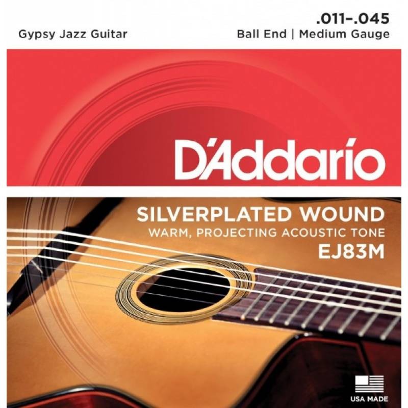 D'ADDARIO EJ83M -      Selmer (Gypsy guitar), , Medium, 11-45