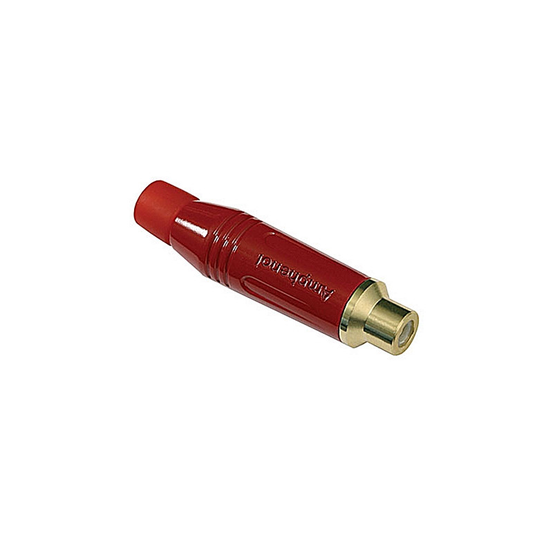 AMPHENOL ACJR-RED - разъем RCA кабельный мама (красный)