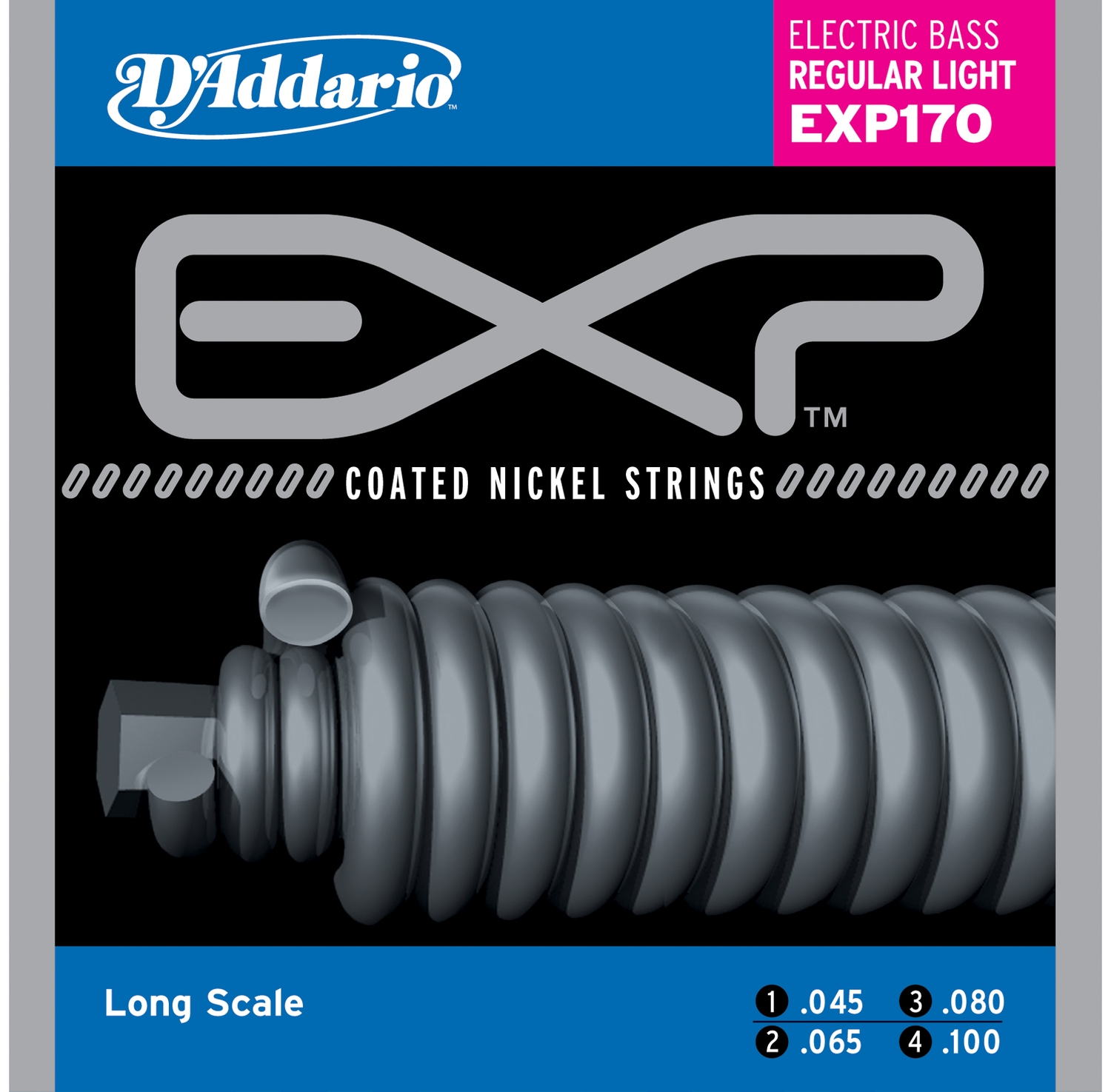 D'ADDARIO EXP170 -   - long 045-100, nickel